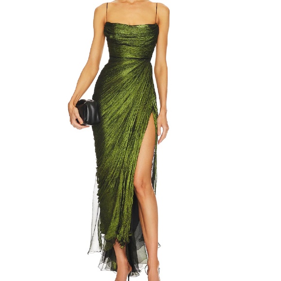 Maria Lucia Hohan Regina Dress in Peridot - Picture 3 of 6